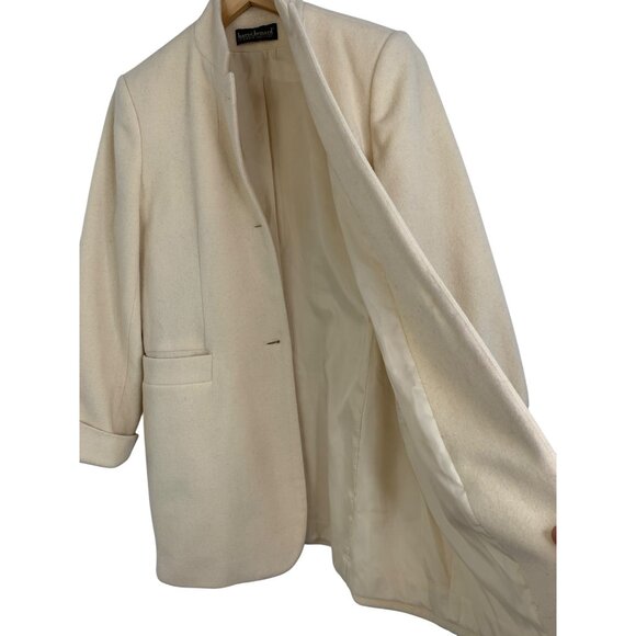 VTG Harvé Benard Womens Cream Wool Blazer Jacket Size 8 RCC10704 GUC - Picture 4 of 8